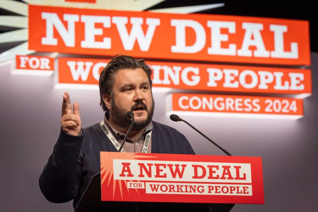 Really proud to speak today at #TUC2024 on a motion calling for more action to protect the rights of migrant workers for <a href="/pcs_union/">PCS Union (pcs.org.uk)</a>! The motion was unanimously passed.