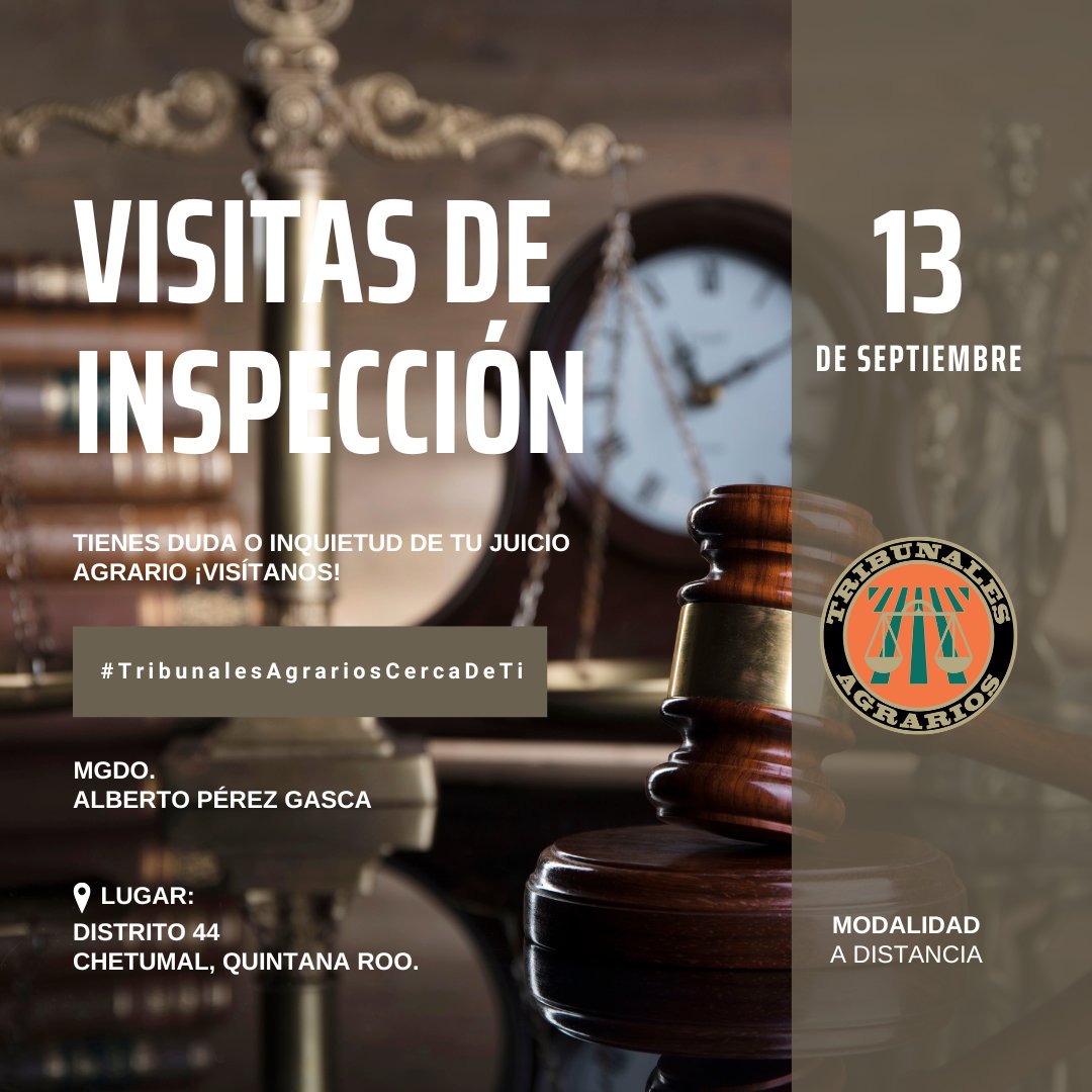 Tribunales Agrarios tweet media