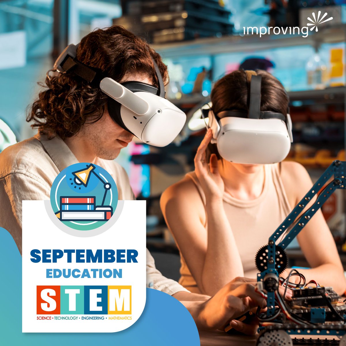September is Education STEAM Month for our ComeTogether! 🎓🔬💡
 
We’ll have virtual talks, in-person events , and exciting challenges ready to be met.
We are ready for a month full of learning and fun! 🌟
 
#Educationmonth #Cometogether #Learningfun #Septemberevents