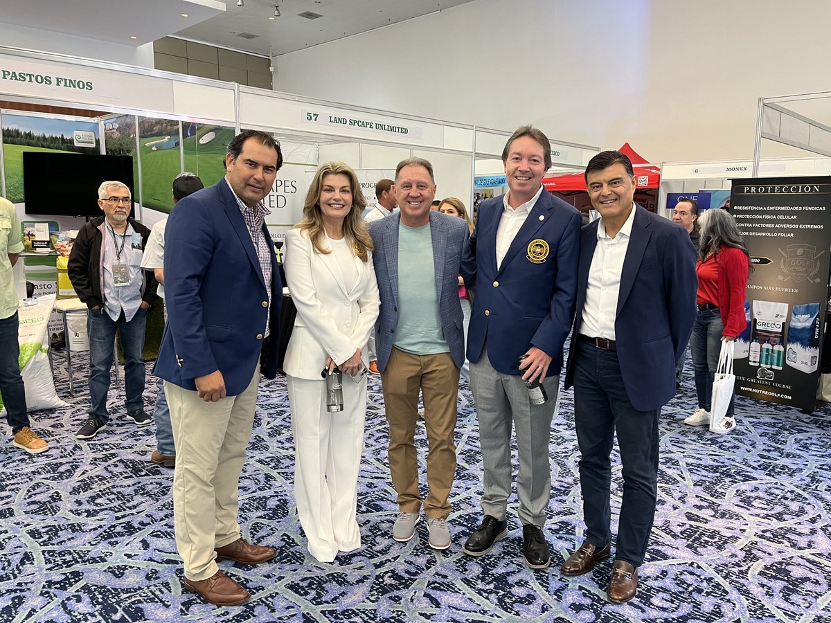 Este fin de semana, inauguración de Expo Golf, con Jorge Corral Presidente de PGA México, Luz Melo,Alex Aguinaga,Fernando Lemmen Meyer, Presidente de la FMG.