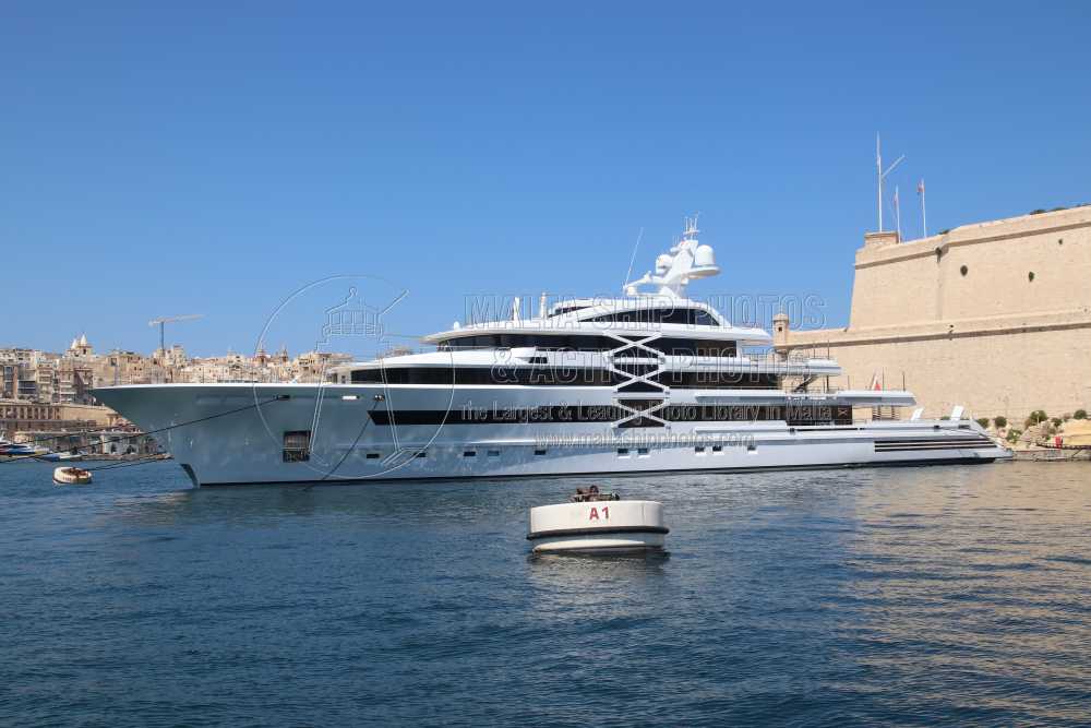 Shipguru's tweet photo. #Greekbuilt #GoldenYachts #superyacht #PROJECT_X #moored at #GrandHarbourMarina (#GHM) , #dockyardcreek, #grandharbourmalta - 13.09.2023 - https://t.co/nfgboxcB5B - NO PHOTOS can be used or manipulated without our permission @YachtspotterCom @GrandHMarina @GoldenYachts @ybw https://t.co/bJ8k1GSzrL