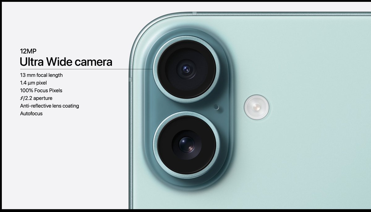 PCMag's tweet photo. The iPhone 16's camera changes in a 🌰

#AppleEvent https://t.co/xcZJYL0V3m