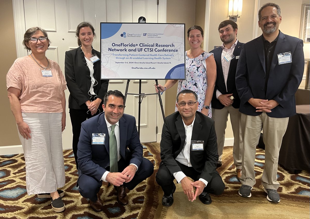 UAB staff &amp; faculty attended the OneFlorida+ Clinical Research Network &amp; UF CTSI Conference: Transforming Patient Centered Health Care Delivery with AI. The event explored AI's role in advancing learning health systems, patient centered outcomes research, and real world evidence.