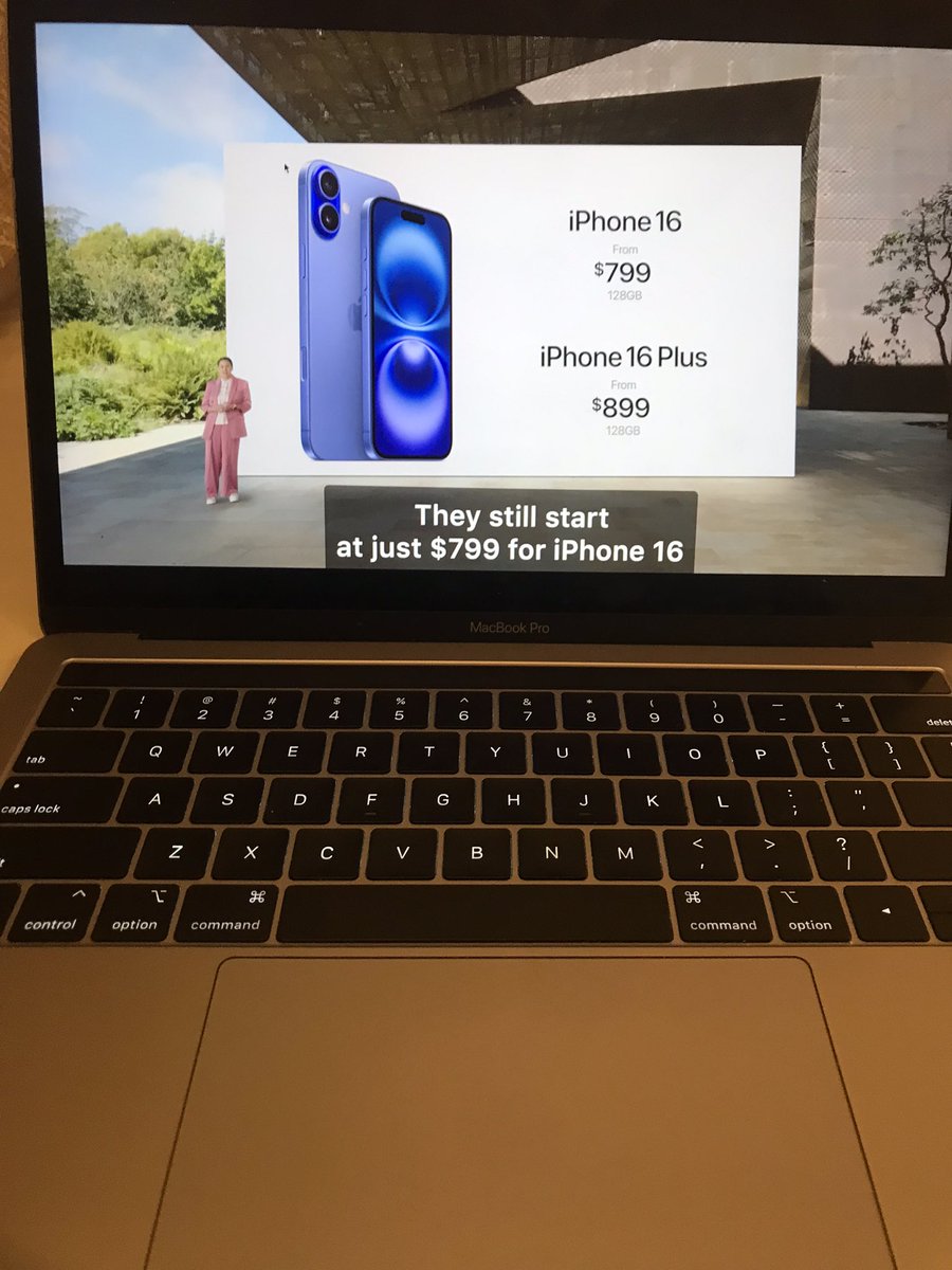 techgurmania's tweet photo. No price change for iphone16 #AppleEvent @Apple https://t.co/nFgkY0uOH4