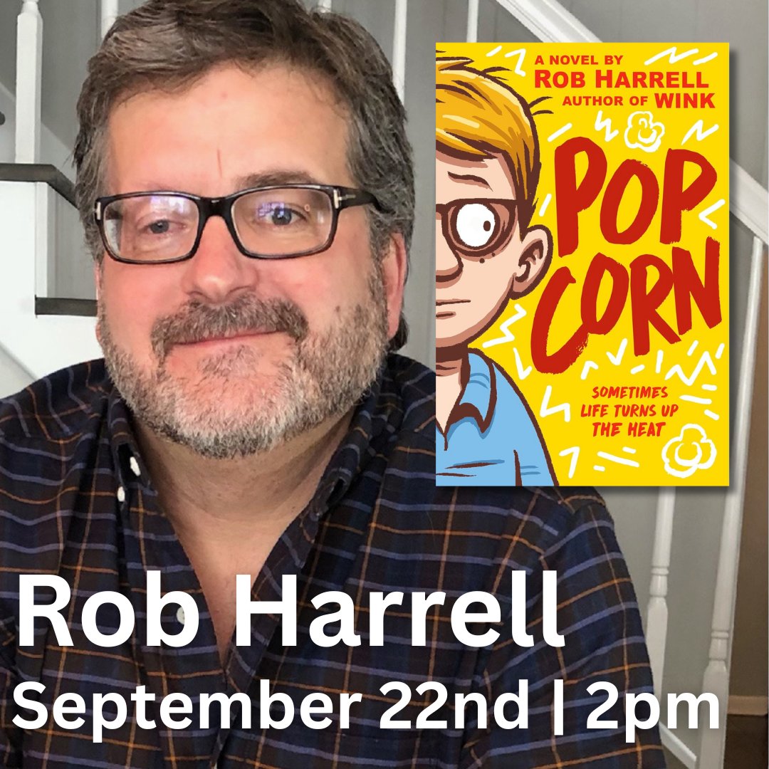 Anderson's Bookshops (@andersonsbkshp) on Twitter photo Popular middle grade author Rob Harrell (Wink) <a href="/HarrellRob/">Rob Harrell</a> brings us Pop Corn, a highly relatable tale that manages to be charming & funny while covering some hard but timely mental health related topics. Short story: We LOVE this book! Grab a ticket here: RobHarrellAndersons.eventcombo.com Popular middle grade author Rob Harrell (Wink) <a href="/HarrellRob/">Rob Harrell</a> brings us Pop Corn, a highly relatable tale that manages to be charming & funny while covering some hard but timely mental health related topics. Short story: We LOVE this book! Grab a ticket here: RobHarrellAndersons.eventcombo.com