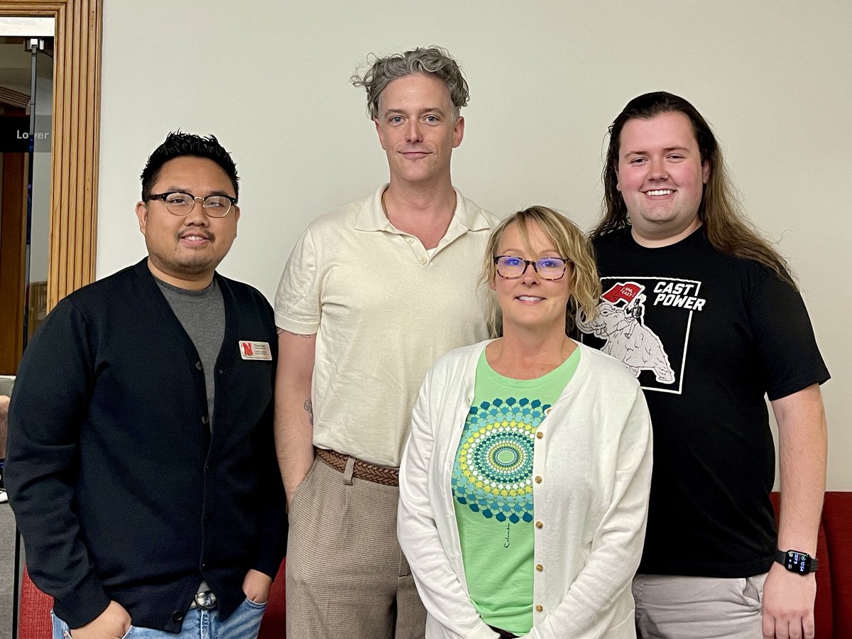 Last week during the 2024 Celebration of Service, more than 970 UNL employees were recognized for their contributions to the university. Included in that group was some of the CAST Team. Help us celebrate as we honor Donny, Rob, Jordan, and Colleen for their service at UNL! #UNL