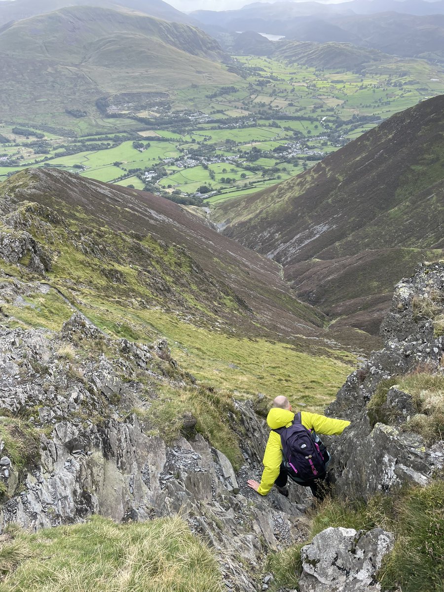 Oh, what a day to be on the fells ☺️

Blencathra via Sharp Edge (😬) and down via Halsfell Ridge.