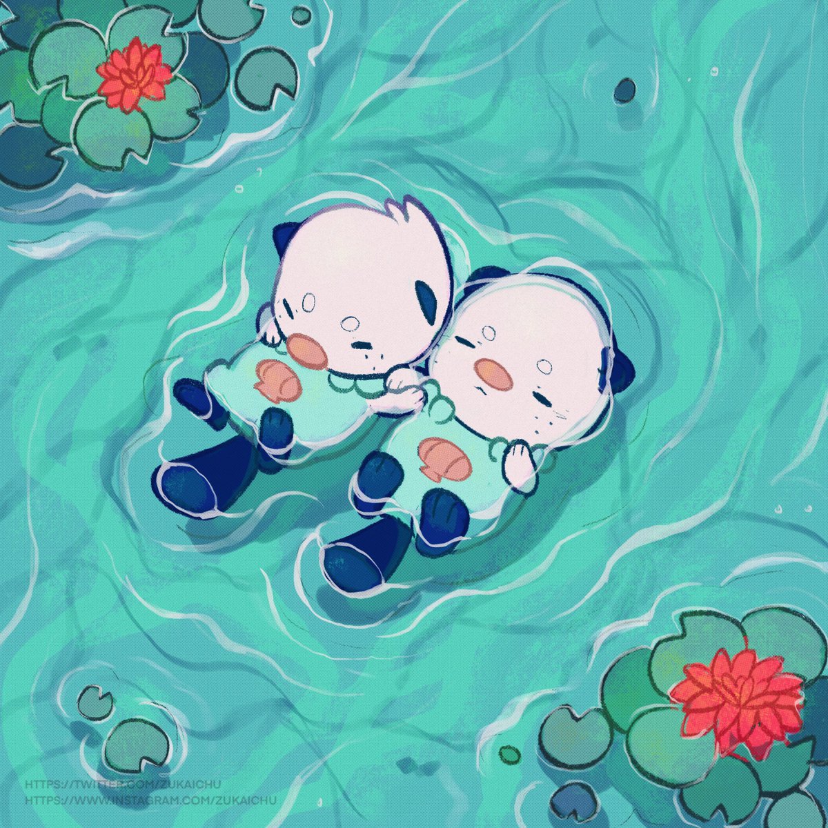 Artists show me your most popular piece!
My tiny oshawotts🦦🦦💙