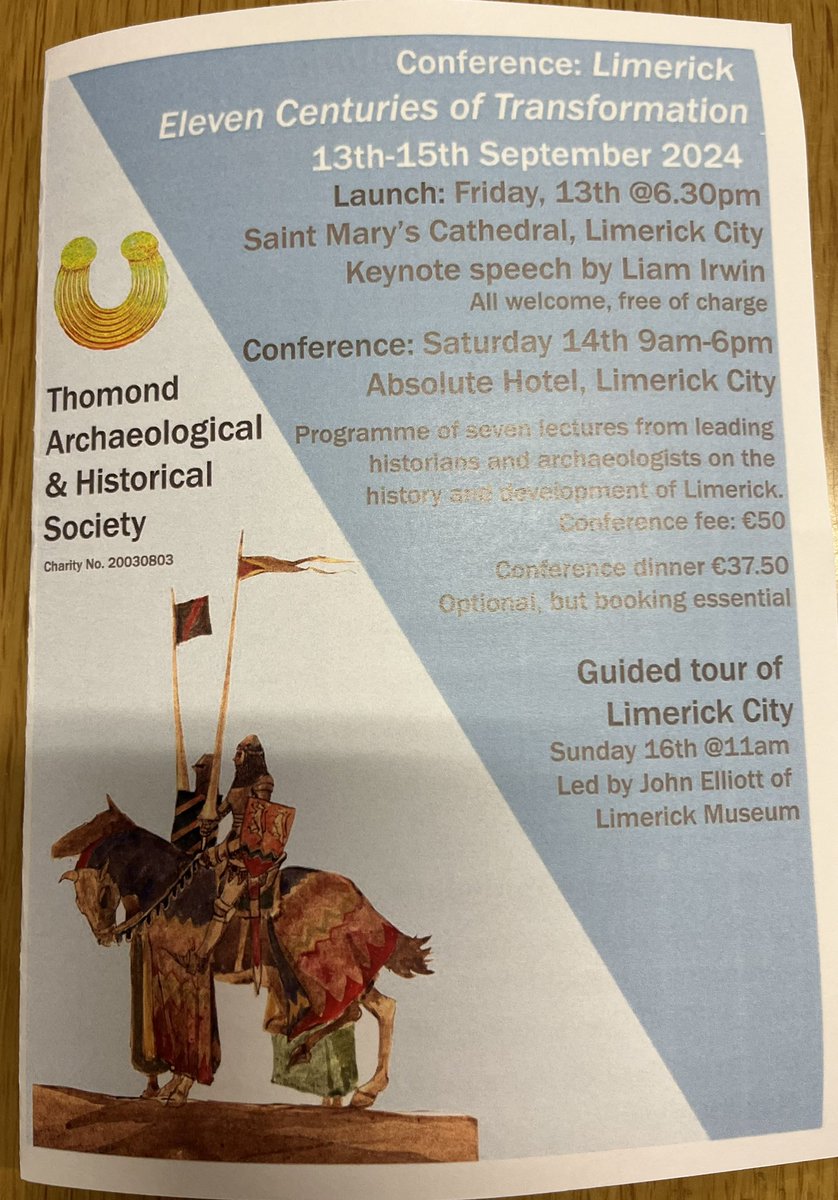 ThomondH's tweet photo. Our conference is taking place this weekend @AbsoluteHotelGM. There are a few places still available. #Limerick https://t.co/yI4Pw18YiU