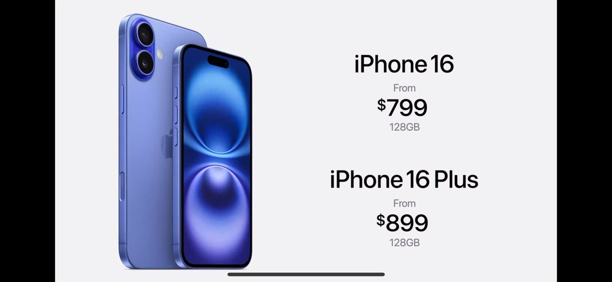 Heygaurav7's tweet photo. Apple I phone 16 series price   #iPhone16  #iPhone16Pro https://t.co/T7DmlDgmGR