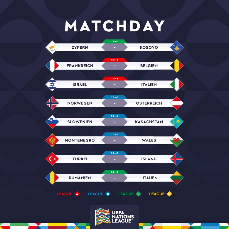 nlfodbold's tweet photo. ⚽ Hvilken kamp skal DU se? Jeg ved godt, at hovedkampen er 🇫🇷 🆚 🇧🇪. Men det er lidt svært at lade være med at tjekke kampen i Norge ud, ikke??

🔖 @nlfodbold #nldk https://t.co/ie56GPvH8n