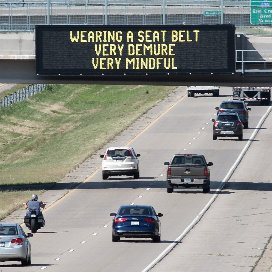 Wearing a seat belt? Very demure, very mindful, very essential. Let’s make safety the new trend! ✨