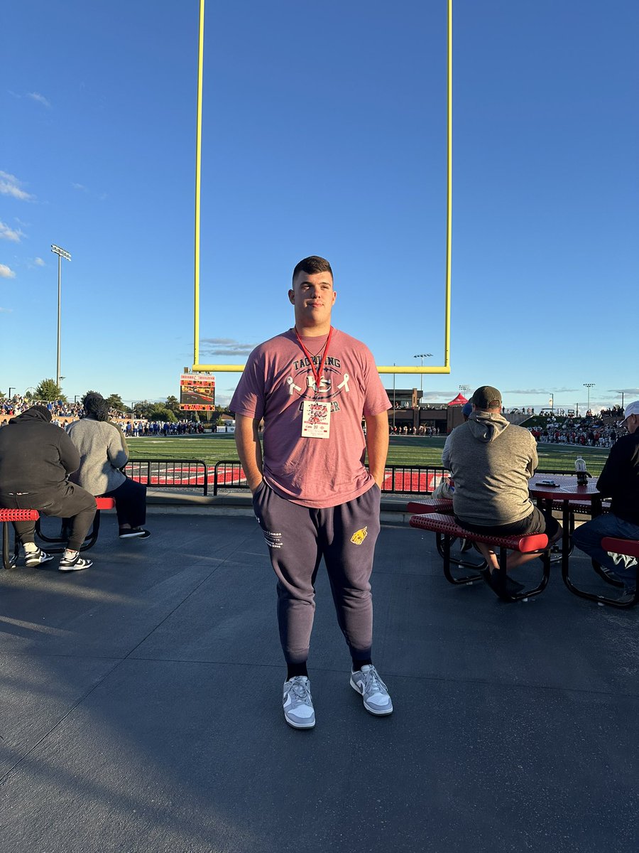 Taten Brock (@tatenbrock74) on Twitter photo Had a great Gameday visit at Indiana Wesleyan University this weekend! Just wanted to thank everyone involved.
<a href="/IndWesleyan_FB/">Indiana Wesleyan FB</a>
<a href="/CoachJDutton/">John Dutton</a>
<a href="/drewengels/">Drew Engels</a>
<a href="/Coach_Rode/">Andrew Rode</a> Had a great Gameday visit at Indiana Wesleyan University this weekend! Just wanted to thank everyone involved.
<a href="/IndWesleyan_FB/">Indiana Wesleyan FB</a>
<a href="/CoachJDutton/">John Dutton</a>
<a href="/drewengels/">Drew Engels</a>
<a href="/Coach_Rode/">Andrew Rode</a>