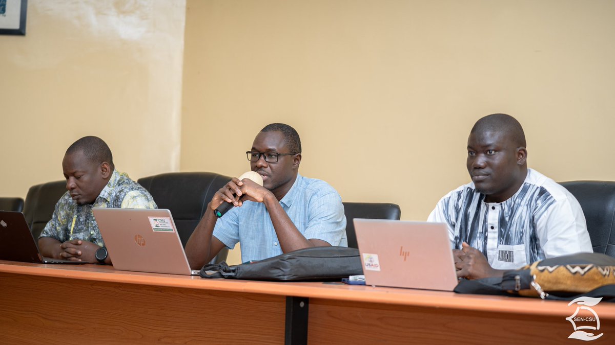 La SEN-CSU est à Sédhiou, dans le cadre du projet de déploiement intégral du système d'information de gestion intégré de la CSU 
#CSU