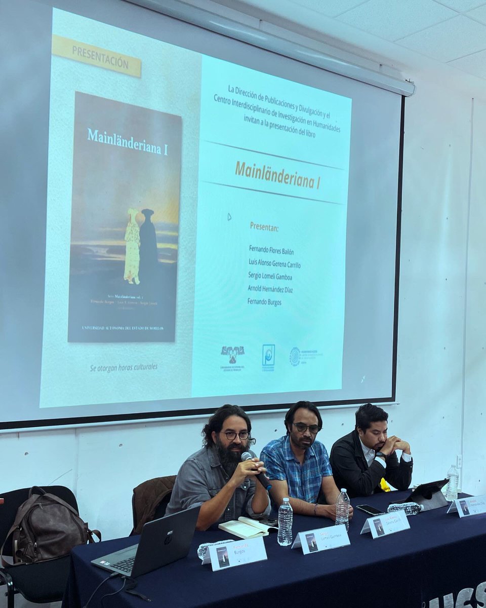 EdicionesUAEM's tweet photo. 📚Presentación del libro:
"Mainländeriana I"
Sus ensayos nos invitan a reflexionar sobre la importancia de Mainländer en el contexto contemporáneo.
#CIIHu
#Filosofía #Mainländer #CambioClimático #ÉticaAmbiental #Cultura #Educación #somosUAEM
@prensauaem https://t.co/U97EGfYjfI