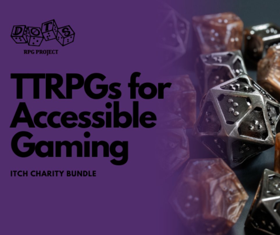 HEY #TTRPG Community my game Gutterpunk the TTRPG is a part of the TTRPGs for Accessible Games bundle on Itch!  Help make a change and do some good!

itch.io/b/2623/ttrpgs-…