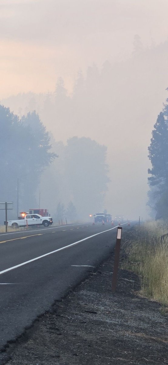 There's flagger-controlled traffic on US 97 Blewett Pass north of the junction of SR 970 near Liberty (MP 151) due to fire. With work on I-90 Vantage Bridge, that means there's a lot going for cross-state travel. Crews need you to be patient and alert. Please plan accordingly.