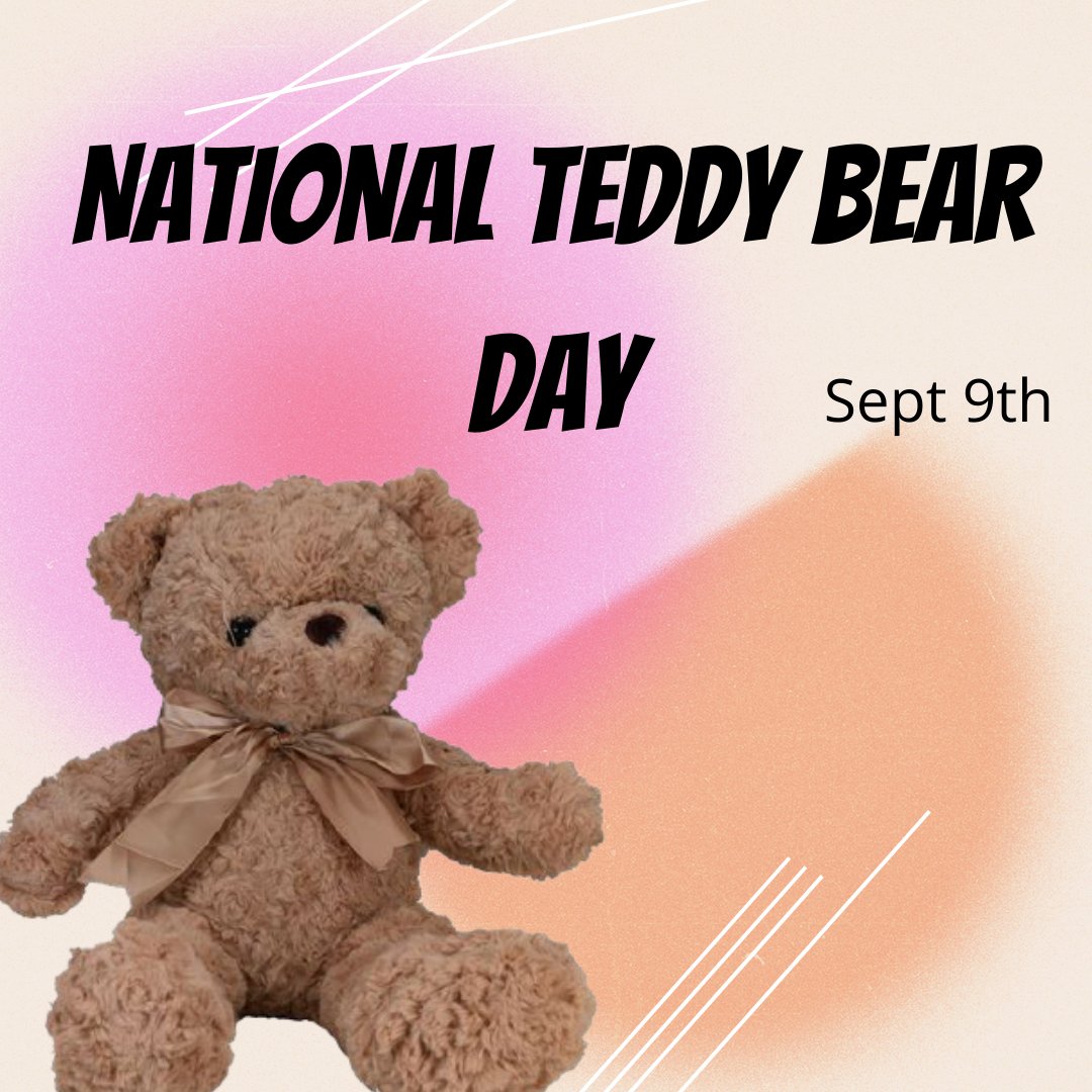 WishUwasChasity's tweet image. On September 9th, National Teddy Bear Day honors the history of one of childhood’s favorite toys. 🧸️

Share some of your favorite Teddy Bear characters from a time gone by. 💬

#Sept9th #TeddyBearDay #TeddyBear #Childhoodtoy