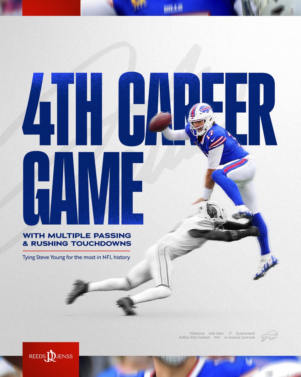 BuffaloBills's tweet photo. Not bad for an overrated quarterback. 😏

@ReedsJenss | @JoshAllenQB https://t.co/2tZUnSk0ve