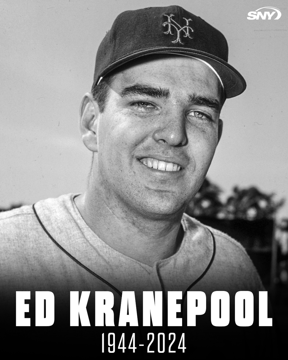 SNYtv's tweet photo. The Mets have announced that Ed Kranepool has passed away at the age of 79.
Kranepool, a native New Yorker, spent his entire 18-year career with the Mets. He is the franchiseโs all-time leader in games played.
He was an All-Star in 1965 and a 1969 World Series Champion.
RIP ๐ https://t.co/q4yFW1GO2N