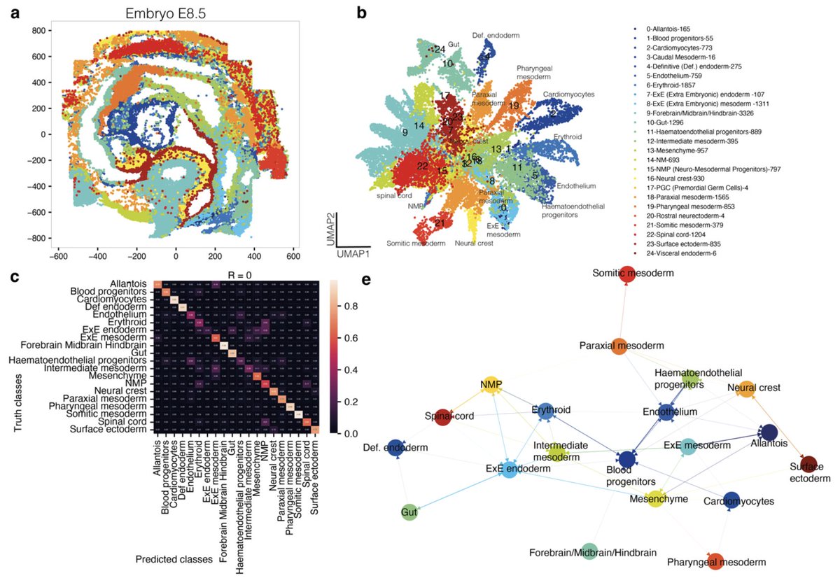 Check out NiCo for integrative analysis of single-cell resolution spatial transcriptomics and scRNA-seq reference data. NiCo detects cell state covariation between niche neighbours, infers underlying gene programs and signalling mediators. 

biorxiv.org/content/10.110…