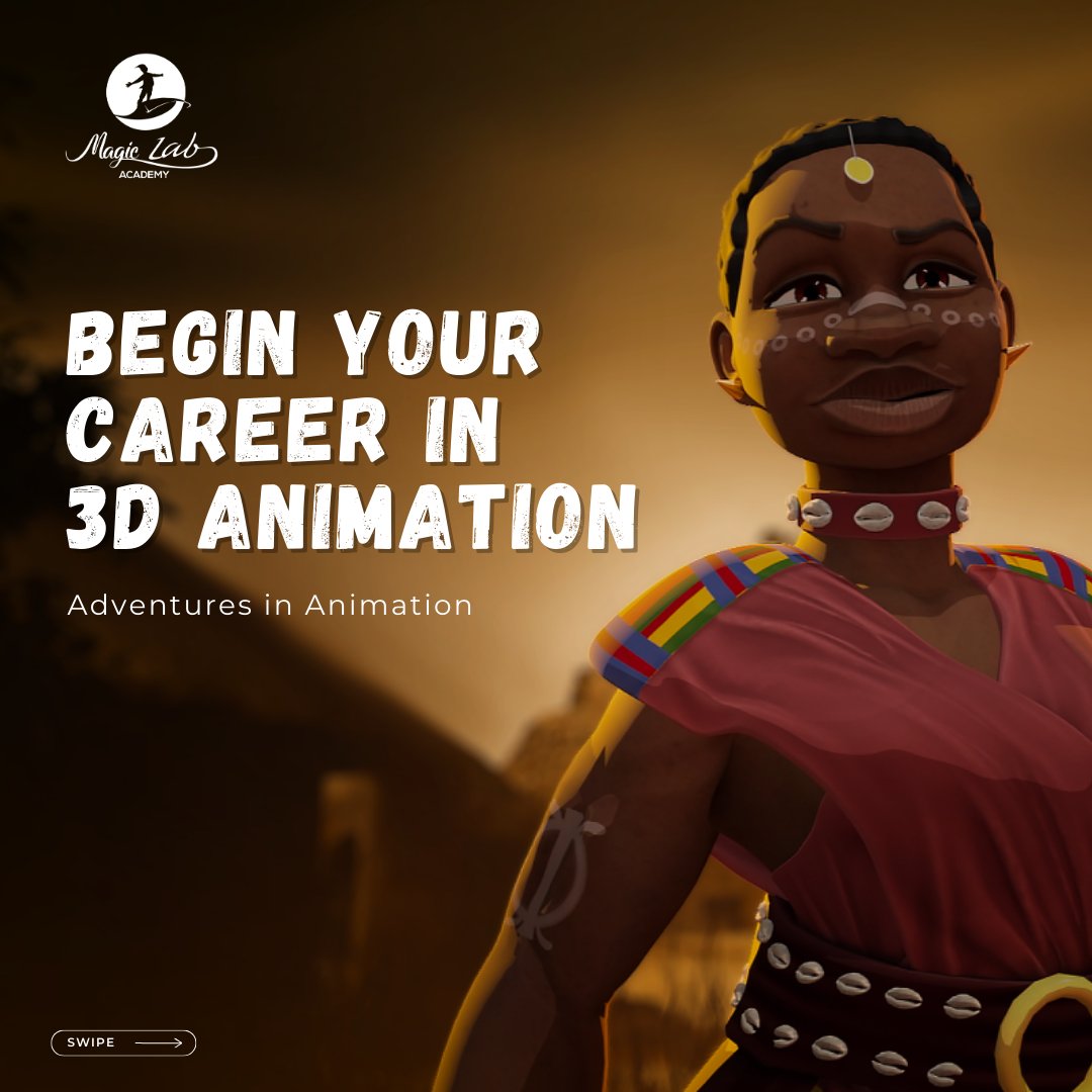 MagicLabacademy's tweet image. Join our 1-month intensive programs in 3D Animation and 3D Character Design starting this November!
Register now and let’s create magic together! ✨
admission.magiclab.studio
#3DAnimation #CharacterDesign #AnimationClasses #MagicLabAcademy #CreativeAfrica