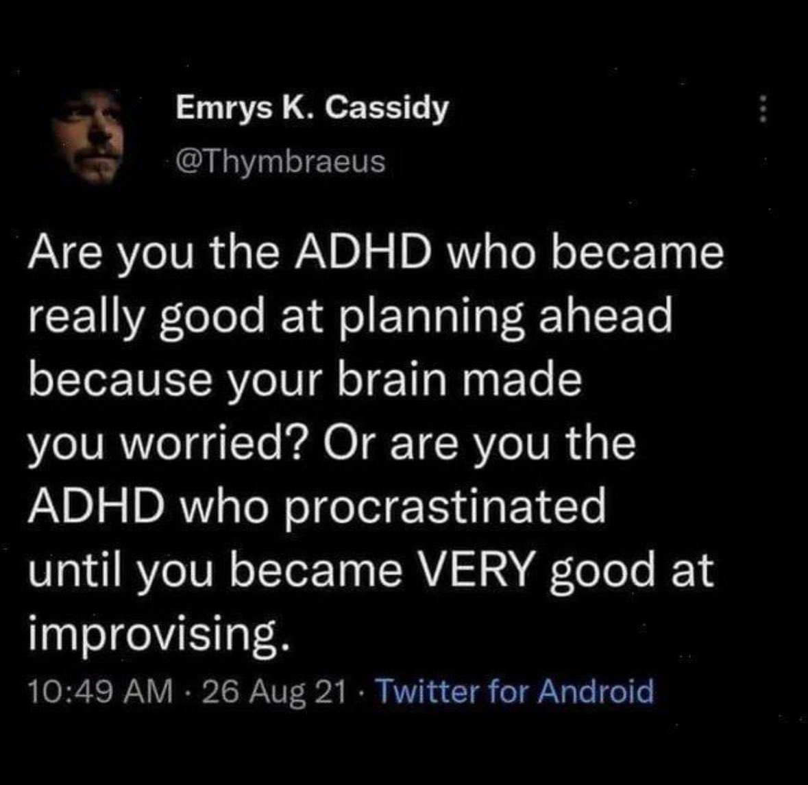 ADHD Memes (@adhdforreal) on Twitter photo 