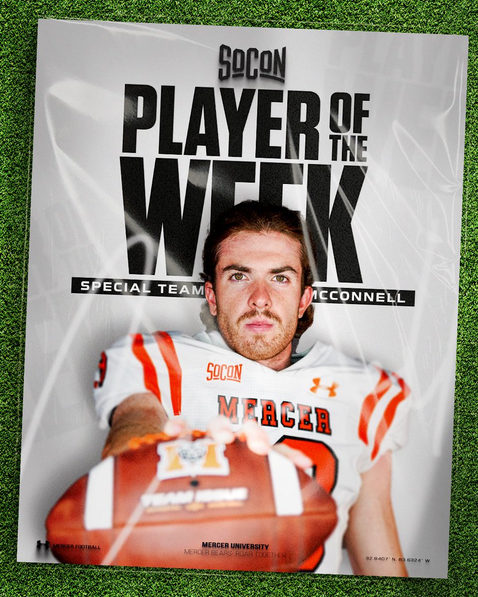 SoCon Special Teams Player of the Week🤩

Goes to our guy <a href="/JohnMcConnell40/">John McConnell Jr</a>‼️

🗞️ bit.ly/3zkARL1