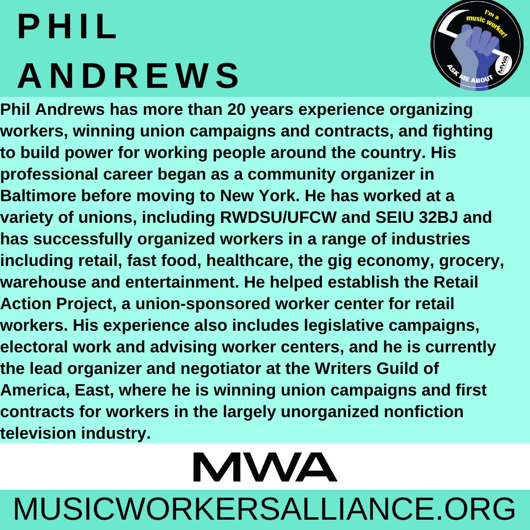 Music Workers Alliance tweet media
