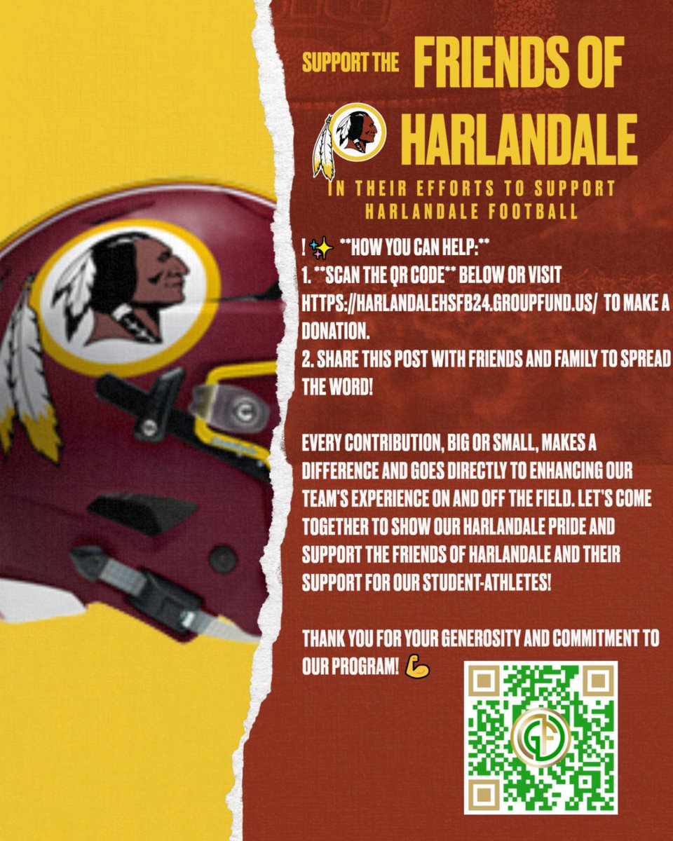 HISD_Athletics's tweet image. Support our Friends of Harlandale Fundraiser! Every contribution, can make a difference for our Indians! Your support shows why we have such a special community and alumni group at Harlandale High School! #LINSA