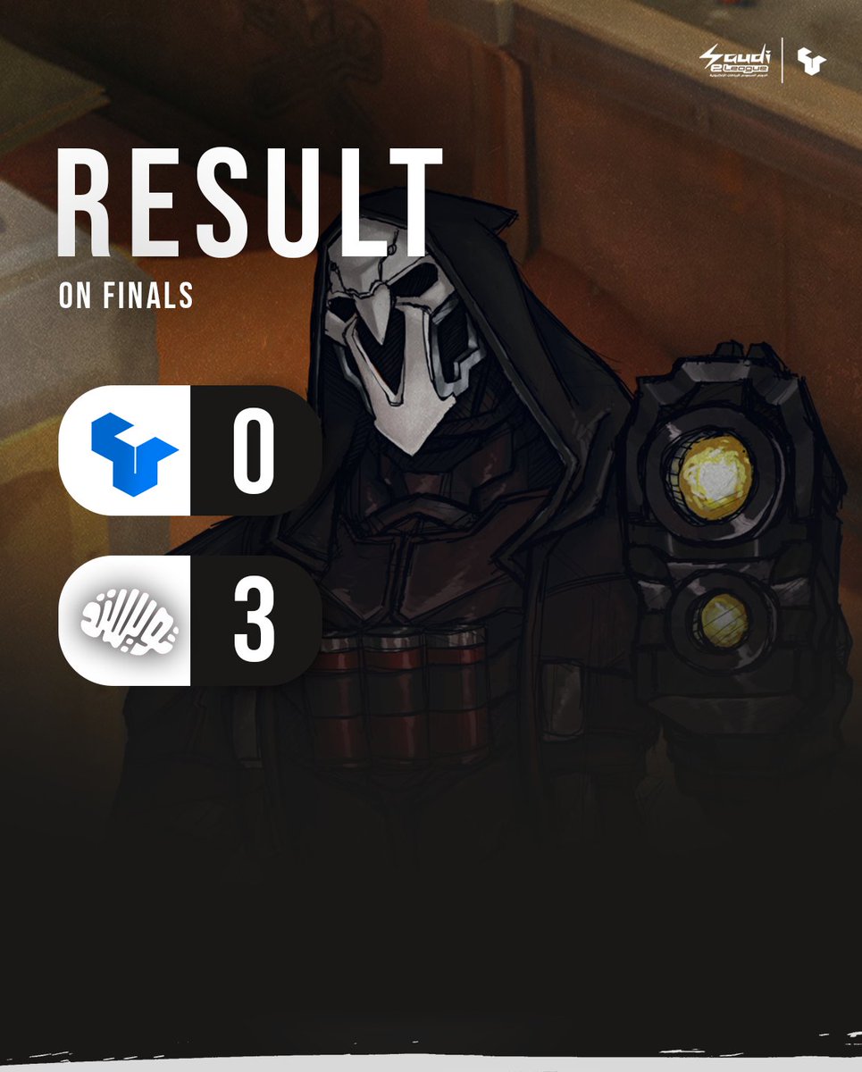 خسرنا المباراة ضد فريق <a href="/TwisMinds/">Twisted Minds 🧠</a> في نهائيات Major 3 في لعبة #Overwatch2. قدم أبطالنا كل ما لديهم، وسنواصل العمل بجد للعودة أقوى في المرات القادمة! 💪

@SaudieLeagues 🏆