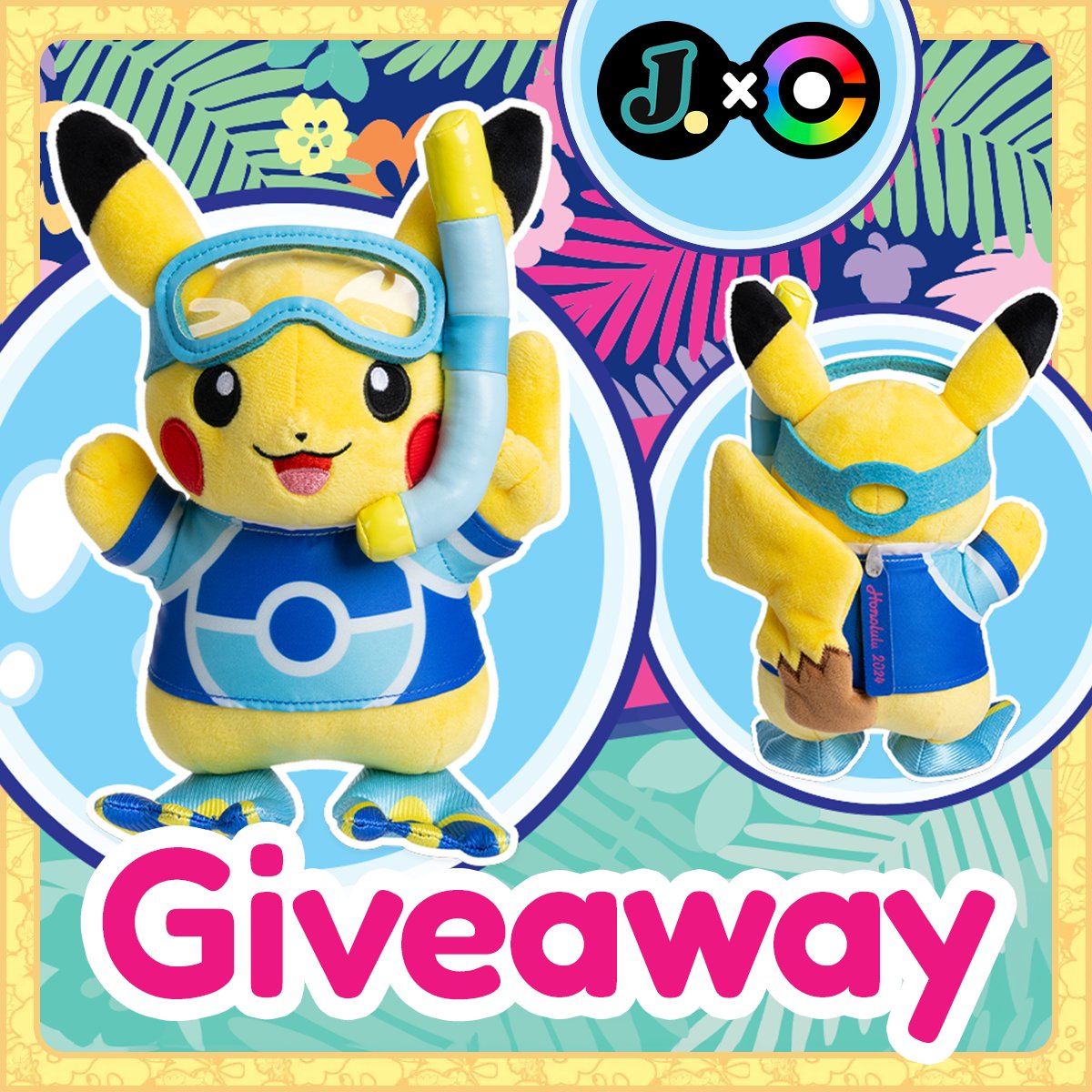 CeladonCA's tweet image. ⚡🤿Scuba Pikachu Giveaway🤿⚡

We&apos;re giving away a Pokémon Worlds 2024 Scuba Pikachu Plush, thanks to our friends at Just-a-Hobby!

To enter: ✅Follow ✅Repost ✅Like

Canada only 🇨🇦. Winner will be drawn Sept 23rd. Good luck everyone and thank you for following!

#Pokemon…
