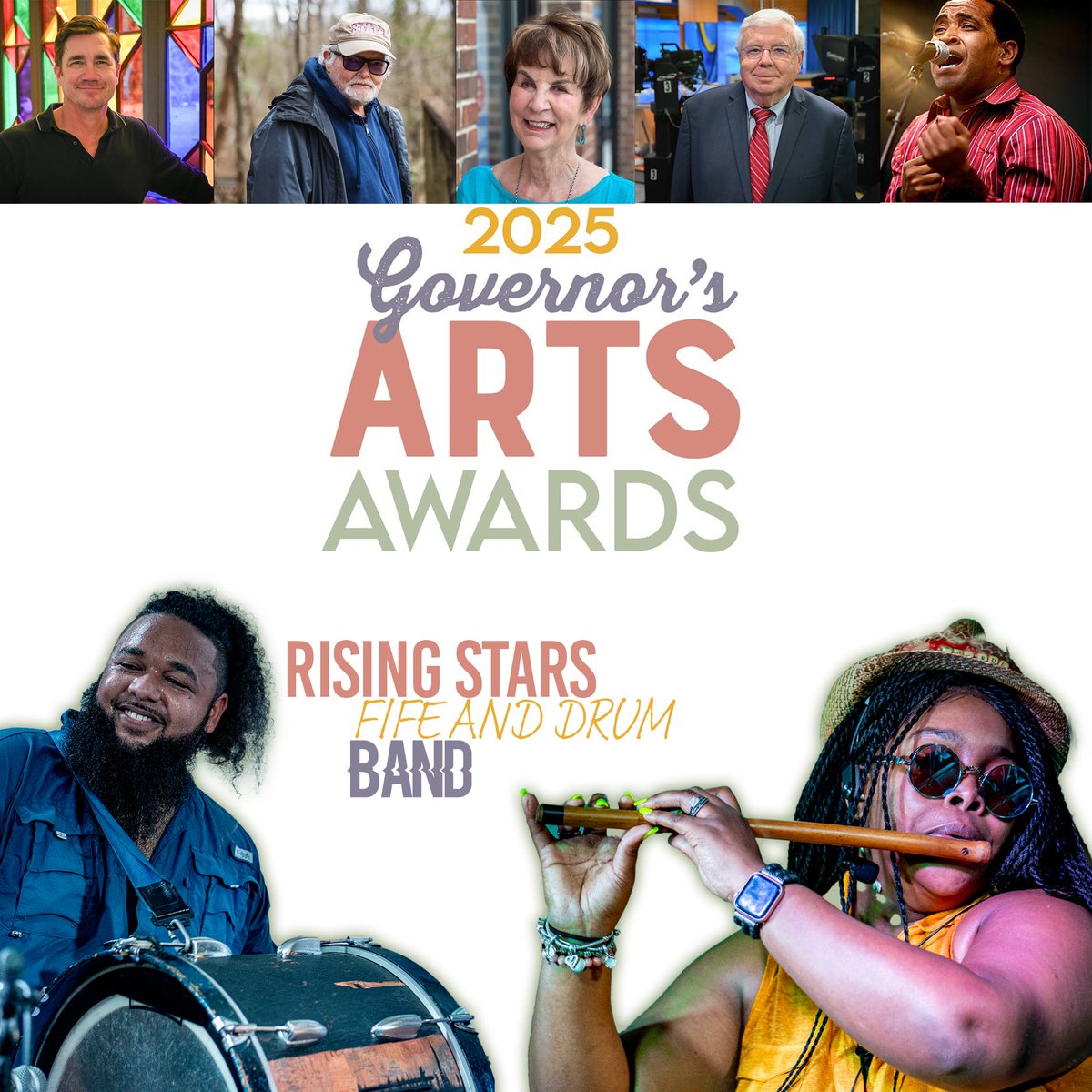 fifemastor's tweet photo. The Rising Stars are being honored at the 2025 Governor's Arts Awards for "Excellence in Traditional Arts".

Congratulations to all the 2025 Recipients🎉

We getting a Governor's Arts Awards y'all😁🥰😍. #fifemastor #RisingStars #fifeanddrumstyle  #cmalproductions #MS #Awards https://t.co/h2nM9xz3u6
