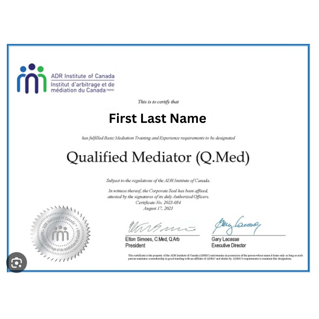 🔥 Registration for the National Introductory Mediation Course Fall 2024 is NOW OPEN!
 Availability: Only 12 seats.
Part 1 (Online): November 5-8, 9:30 AM – 2:30 PM
Part 2 (Online): November 18-22, 9:30 AM – 2:30 PM
▶️ Details: adrbc.com/mediation-trai…
#adrbc #adric #madiatorbc