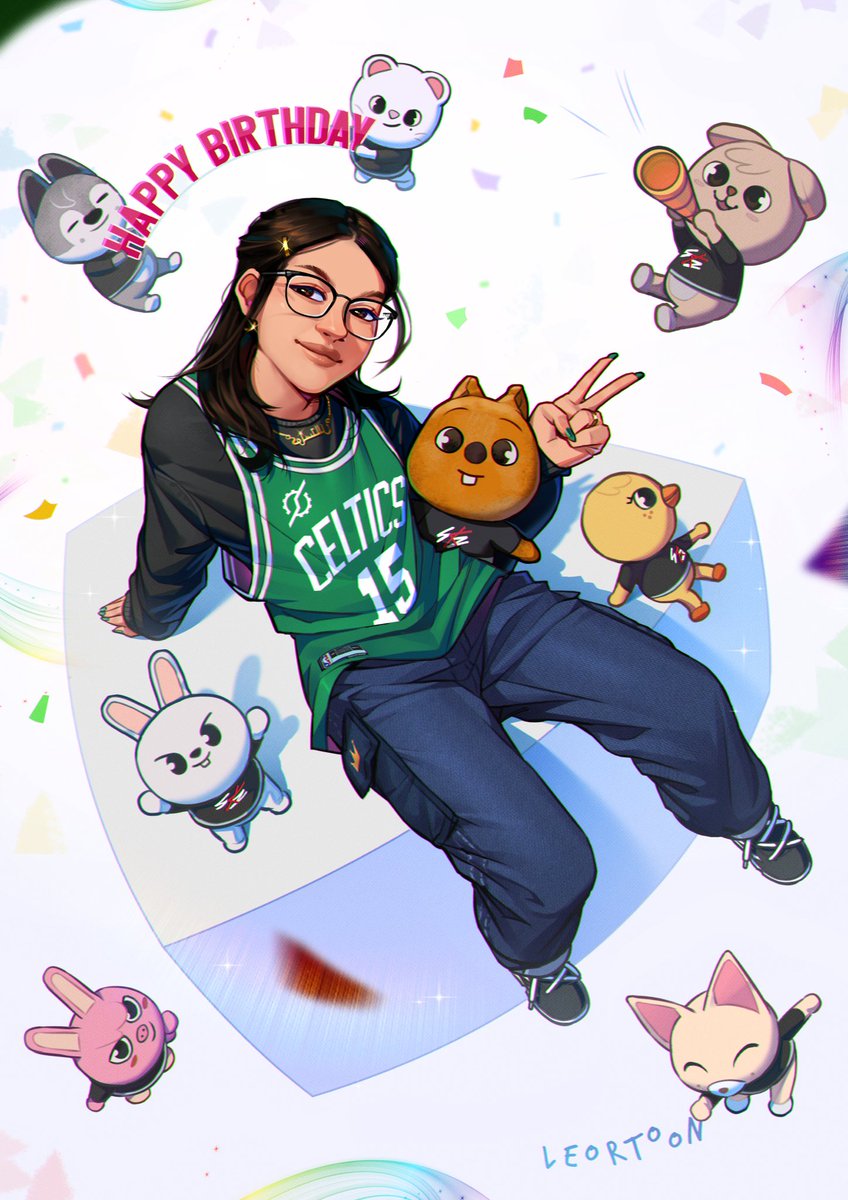 leortoon's tweet photo. Birthday Commission🍰♡ ༘*.ﾟ

#ArtCommission #StrayKids #KPOP https://t.co/MMiPA89FPt