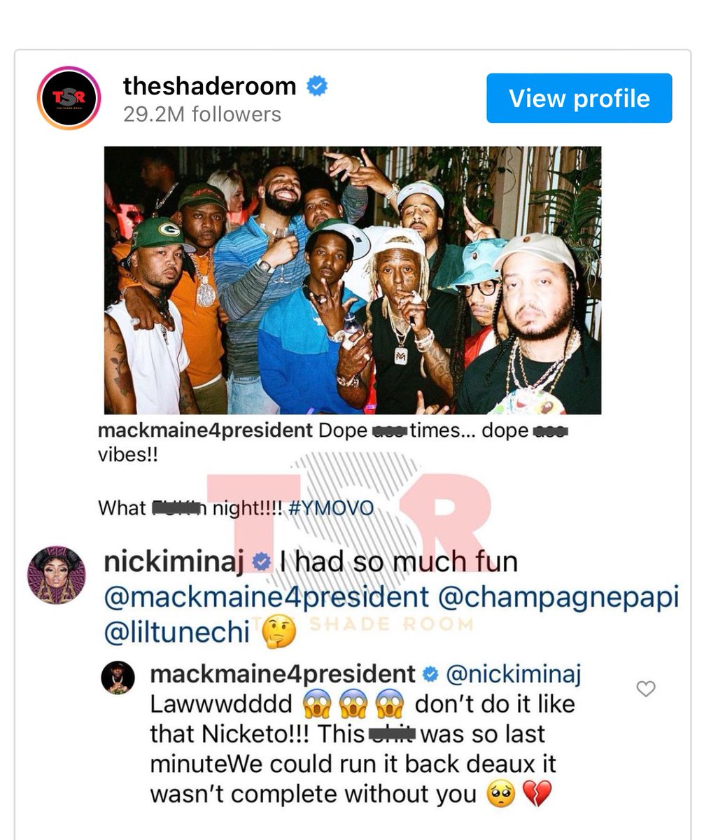 FckYaya's tweet photo. Y’all remember when YM threw a birthday party for Wayne and they didn't invite Nicki😩 https://t.co/dMZU77or7t