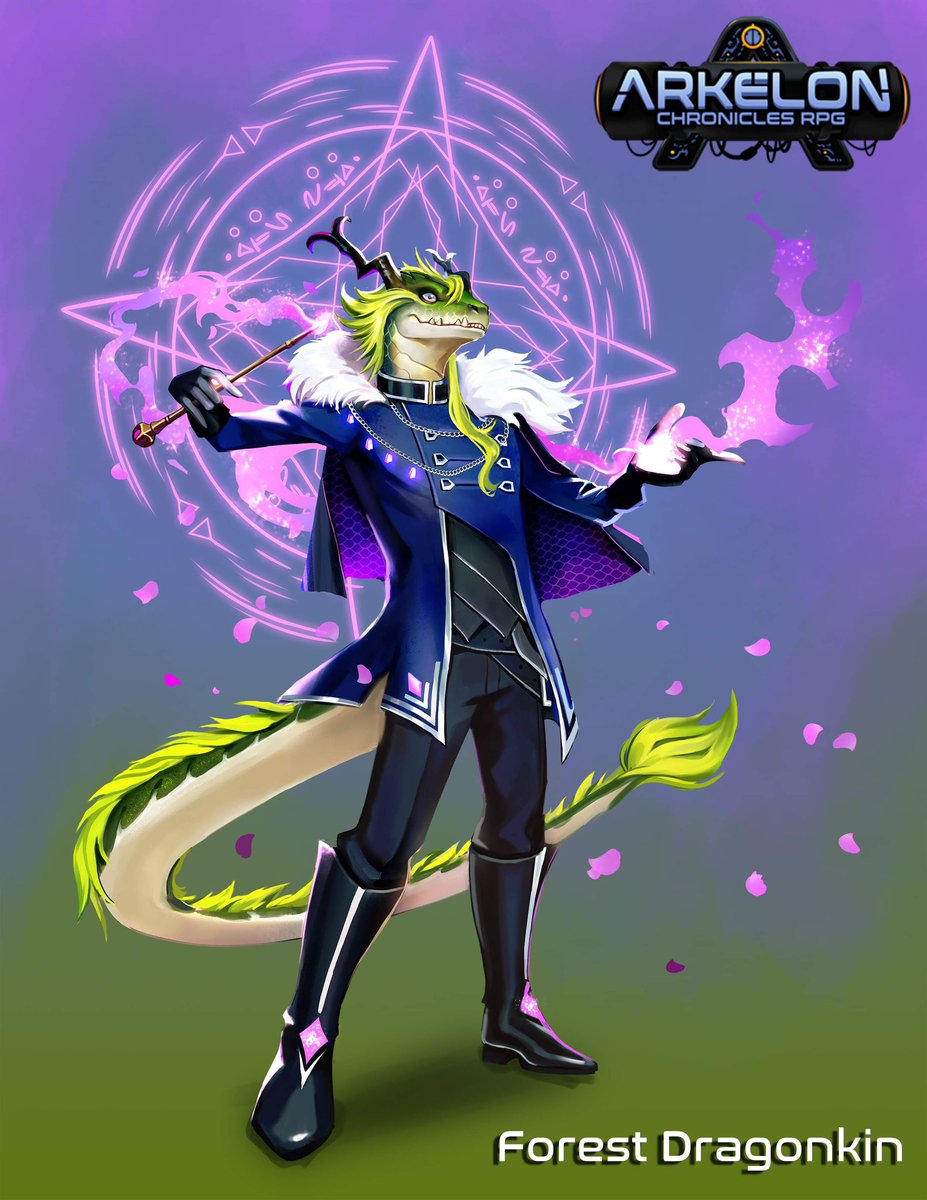 "Prepare yourself for an incandescent display of magic! You may feel a temporary itch, but it will be all better soon."

A new character lineage illustration!

Art by Heidi Paña.