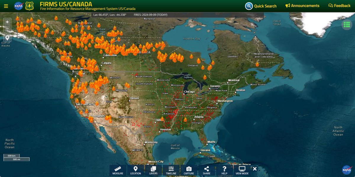 Western U.S. and Candian wildfires bringing smoke in the mid and upper levels over the Carolinas today. That's why it's so hazy out there. #cltwx #ncwx #scwx #wcnc