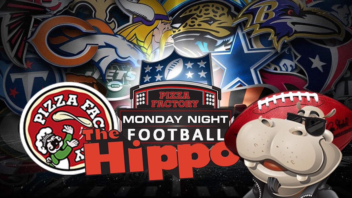 FOOTBALL IS BACK &amp; 104.3 The Hippo is BACK at SOUTH Salinas Pizza Factory for Monday Night Football.

Join us tonight <a href="/5pm/">5pm.co.uk</a> &amp; EVERY MONDAY NIGHT for the GAME | 
Pizza | Beer | Wings and try our $100 Quarterback Challenge.

Jets vs. 49ers.  Who do you think WINS