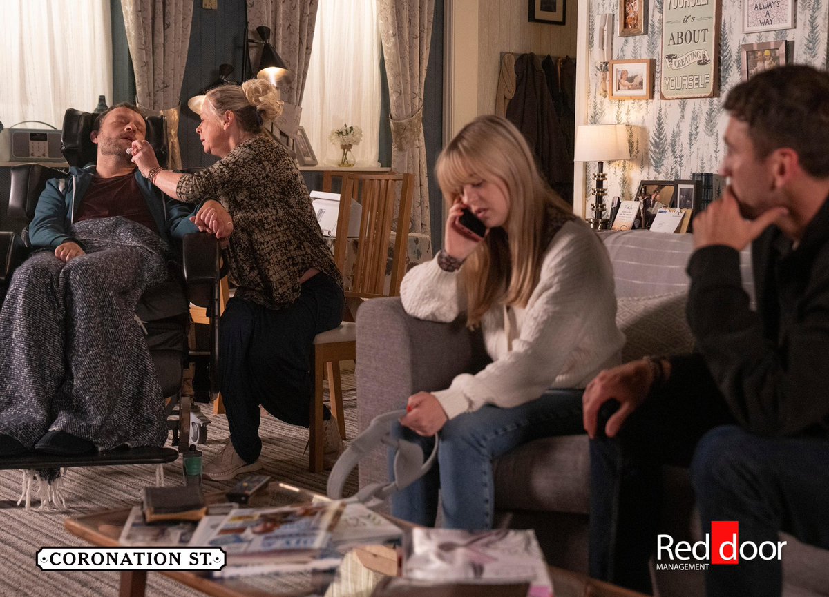 Red Door Management (@reddoormgmt) on Twitter photo Tune into <a href="/itvcorrie/">Coronation Street</a> this evening at 8pm for a very special episode as Paul’s story comes to an end💙 
Red Door’s HARRIET BIBBY has been an amazing part of this emotional story as Summer, raising awareness of Motor Neurone Disease. 
#CoronationStreet #Corrie Tune into <a href="/itvcorrie/">Coronation Street</a> this evening at 8pm for a very special episode as Paul’s story comes to an end💙 
Red Door’s HARRIET BIBBY has been an amazing part of this emotional story as Summer, raising awareness of Motor Neurone Disease. 
#CoronationStreet #Corrie