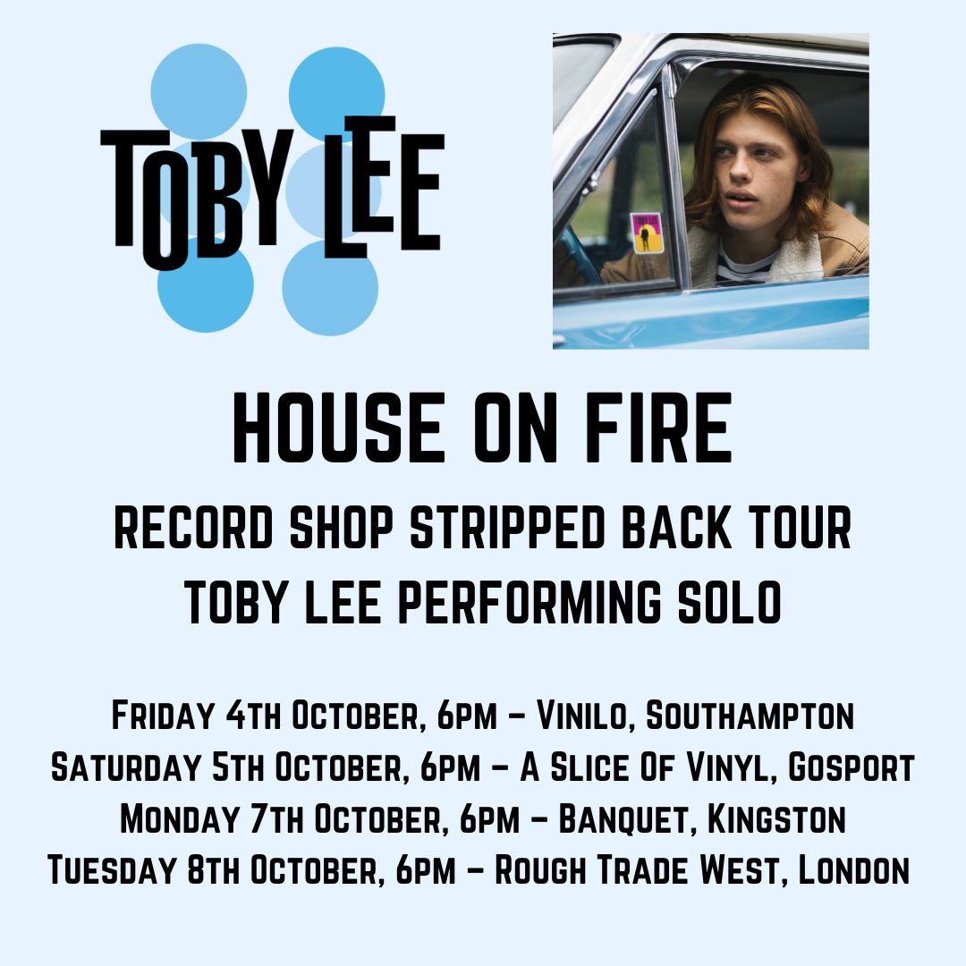 Toby Lee (@tobyleeguitar) on Twitter photo Really pleased to announce that I will be visiting a few great record shops the week that House on Fire is released. I’ll be playing inside the shops themselves, fully solo and stripped back, plus meeting you all and signing records. Join me: 100percent.it/TobyLeeInstores Really pleased to announce that I will be visiting a few great record shops the week that House on Fire is released. I’ll be playing inside the shops themselves, fully solo and stripped back, plus meeting you all and signing records. Join me: 100percent.it/TobyLeeInstores