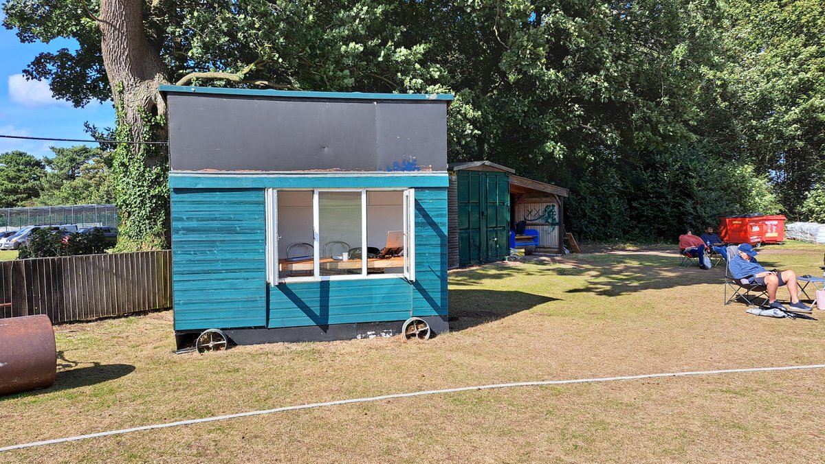 AndyThurogood's tweet photo. A lovely afternoon recently covering the @BillericayBlaze at the picturesque @TheShrimpsCC . Thank you to all involved and a good day's cricket #scorersview @CricketNotchers :- https://t.co/uYczFbNd1Z