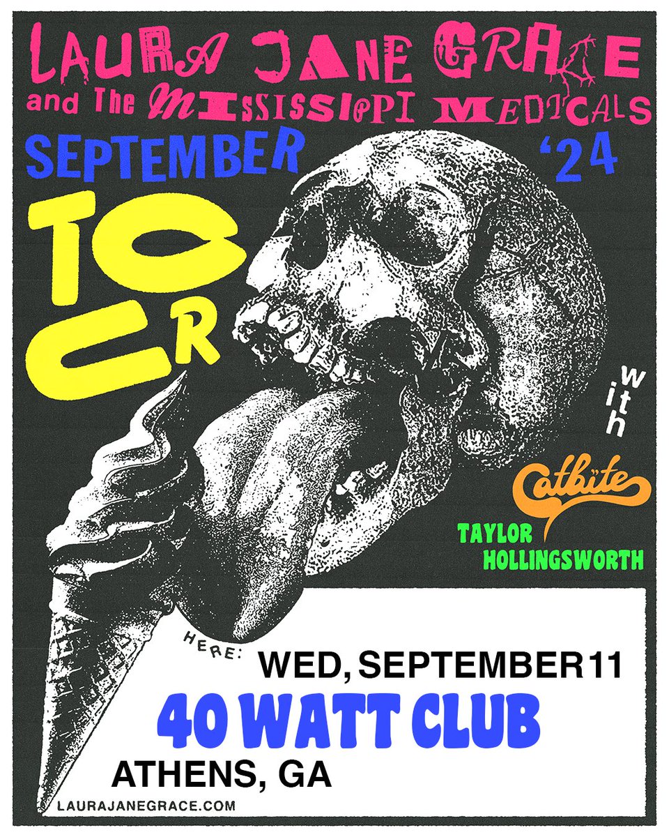 Drive-By Truckers (@drivebytruckers) on Twitter photo Our own Bobby Matt Patton (@dialbacksound) will be playing bass in <a href="/LauraJaneGrace/">Laura Jane Grace</a> & The Mississippi Medicals at The 40 Watt in Athens, GA this week! Wed Sept 11, doors at 7, music at 8!
eventbrite.com/e/laura-jane-g… Our own Bobby Matt Patton (@dialbacksound) will be playing bass in <a href="/LauraJaneGrace/">Laura Jane Grace</a> & The Mississippi Medicals at The 40 Watt in Athens, GA this week! Wed Sept 11, doors at 7, music at 8!
eventbrite.com/e/laura-jane-g…
