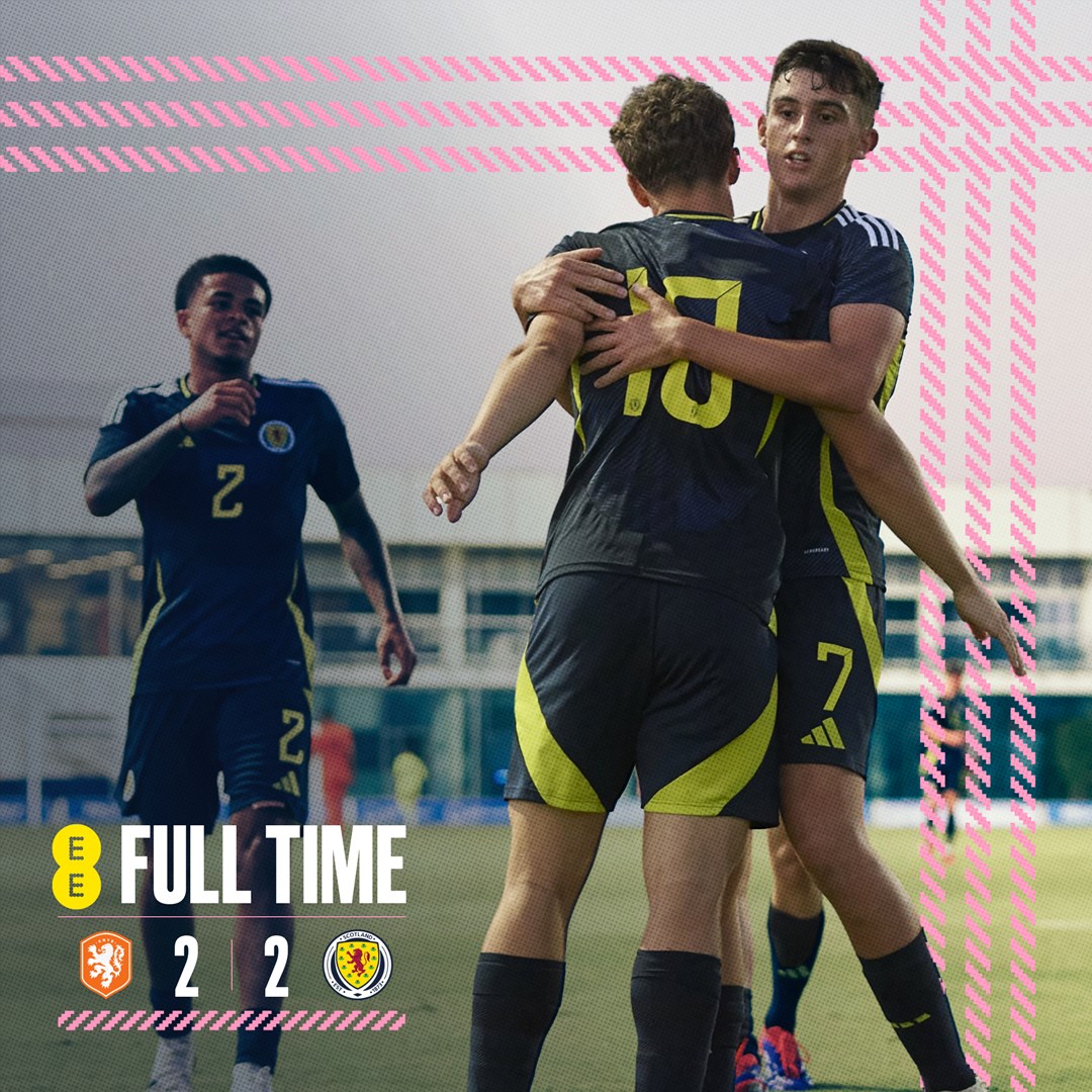 Scotland National Team (@scotlandnt) on Twitter photo #SCO19s | FULL TIME: The Netherlands 2-2 Scotland.
Rudi Allan-Molotnikov's two goals led a superb second-half fightback to earn a draw against The Netherlands in this evening's match π
#YoungTeam #SCO19s | FULL TIME: The Netherlands 2-2 Scotland.
Rudi Allan-Molotnikov's two goals led a superb second-half fightback to earn a draw against The Netherlands in this evening's match π
#YoungTeam
