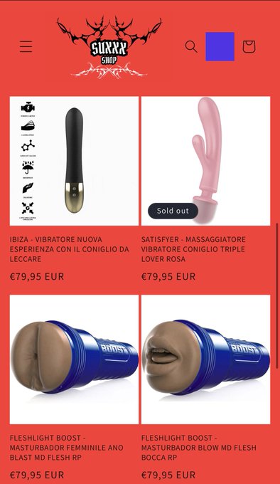 4 pic. SUXXXSHOP IS YOURS NOW! ?❤️
All the products are made in Europe so you know the quality is really