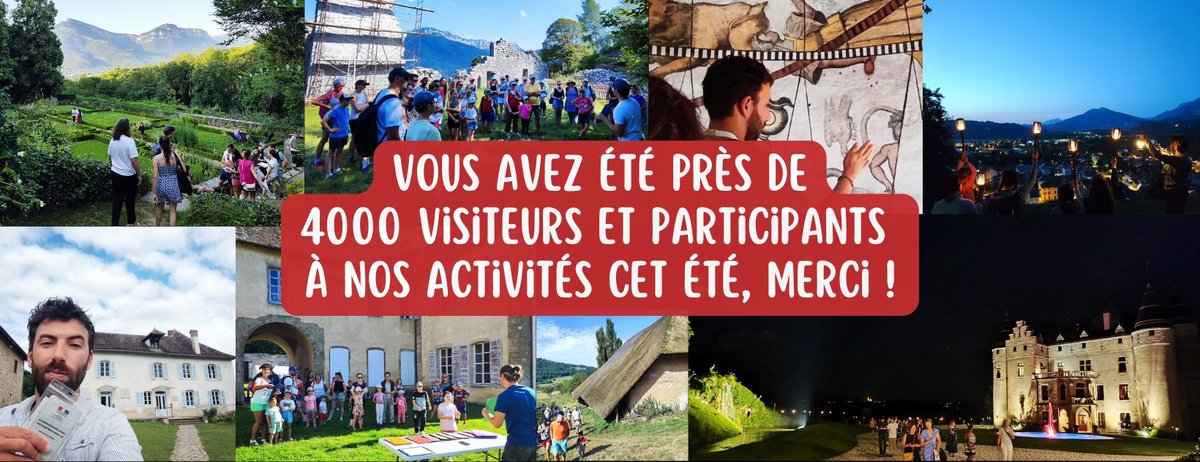 Alors qu'on pensait l'été plutôt calme, vous avez été près de 4000 visiteurs et aventuriers à nous suivre cet été, contre environ 3000 durant l'été 2023... 😲 Merci !

#bilan #ete2024 #tourisme #culture #animation #isere #merci  #auvergnerhonealpes 
#ginstevevotreguidedepoche