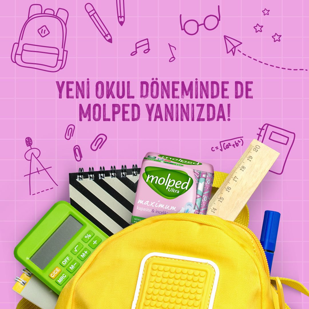 Okulun ilk günü de son günü de Molped hep sizinle! Yeni okul dönemi tahmin ettiğinizden çok daha güzel geçsin. 🩷📚 #molped #bukız #kızsözü