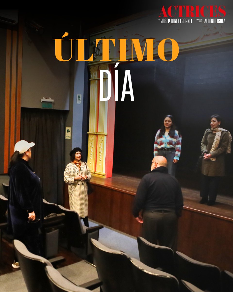 TeatrodeLucia's tweet image. Hoy nos despedimos de #Actrices última función 8pm. 🎟️ @joinnus y en nuestro teatro.
Gracias a todos los que nos acompañaron e hicieron posible llevar a escena tremenda obra.
#dirección #albertoisola