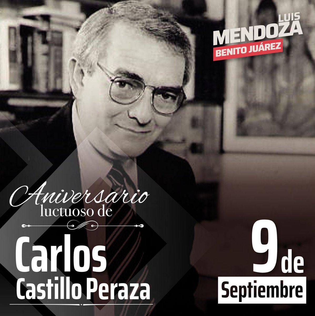 LuisMendozaBJ's tweet photo. Hoy rendimos homenaje a un líder que marcó un antes y un después en el @PAN_CDMX. Su dedicación y valentía en la lucha por la democracia y el bien común siguen siendo un faro de esperanza y compromiso. https://t.co/gCykUAZFuY