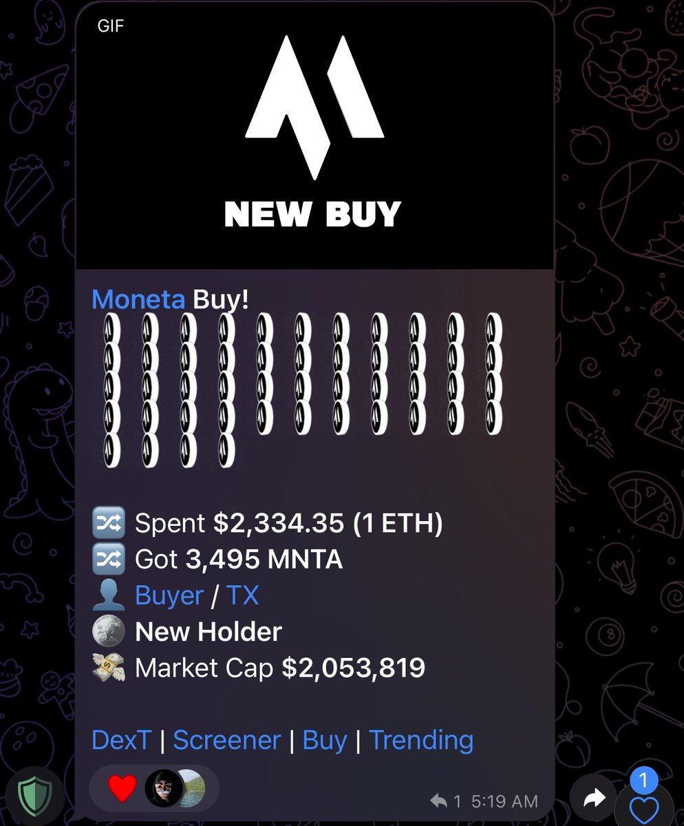 Never gave up, continued to buy back,  continued to build. 

$MNTA is gaining momentum and onboarding many high quality projects to be added as official collateral in their mortgaging dApp.
